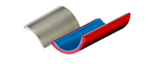 Ímanes de NdFeB - segmentos magnetização diametral perpendicular à superfície